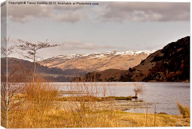Ullswater - Lake District Cumbria Canvas Print by Trevor Kersley RIP