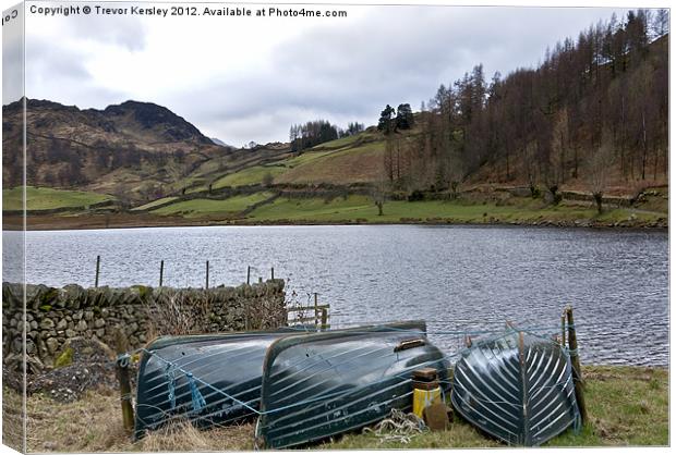 Watendlath Tarn - Lake District Canvas Print by Trevor Kersley RIP