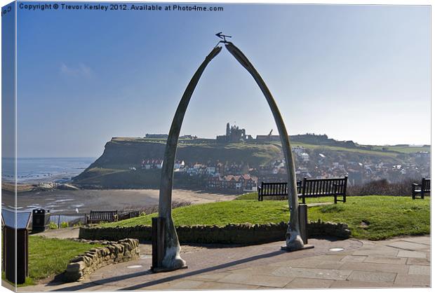 Whitby North Yorkshire Canvas Print by Trevor Kersley RIP
