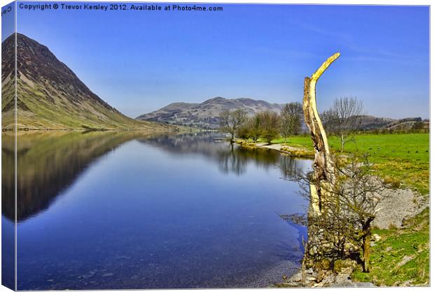 Buttermere Lake District Canvas Print by Trevor Kersley RIP