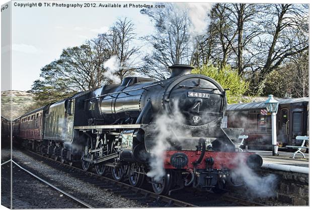 Steam Train at Grosmont Canvas Print by Trevor Kersley RIP