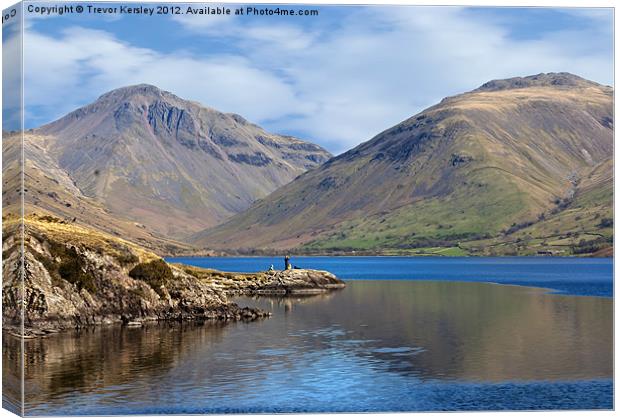 Wastwater - Lake District Canvas Print by Trevor Kersley RIP