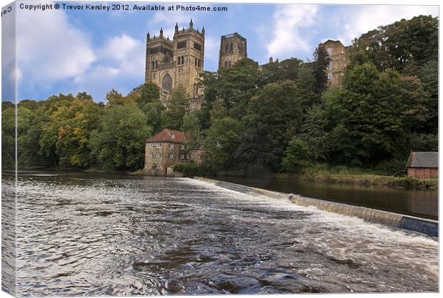 Durham Cathedral Canvas Print by Trevor Kersley RIP