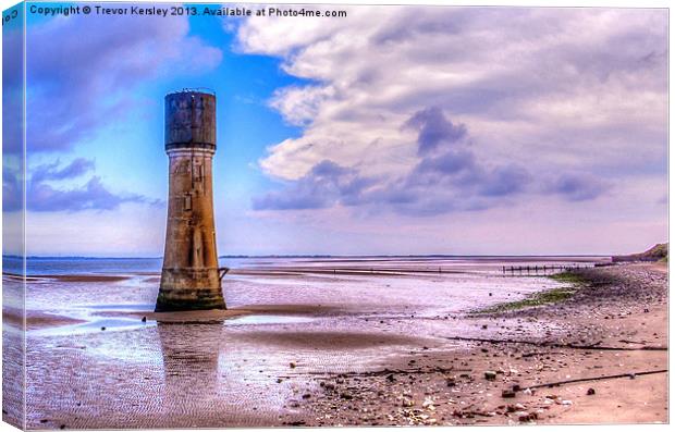 Old Lighthouse River Humber Canvas Print by Trevor Kersley RIP