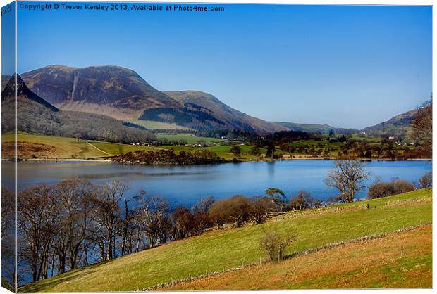 Buttermere  Lake District Canvas Print by Trevor Kersley RIP