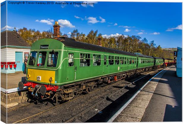 Grosmont Station Canvas Print by Trevor Kersley RIP