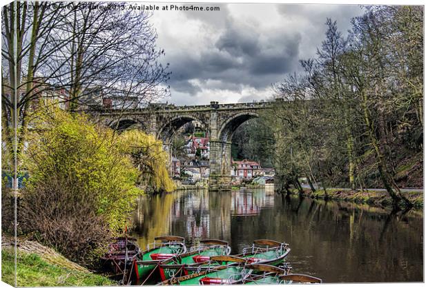 Knaresborough Views Canvas Print by Trevor Kersley RIP