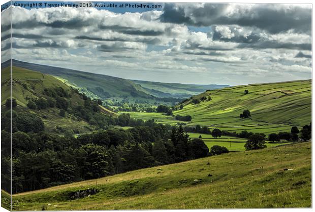 Littondale Yorkshire Dales Canvas Print by Trevor Kersley RIP