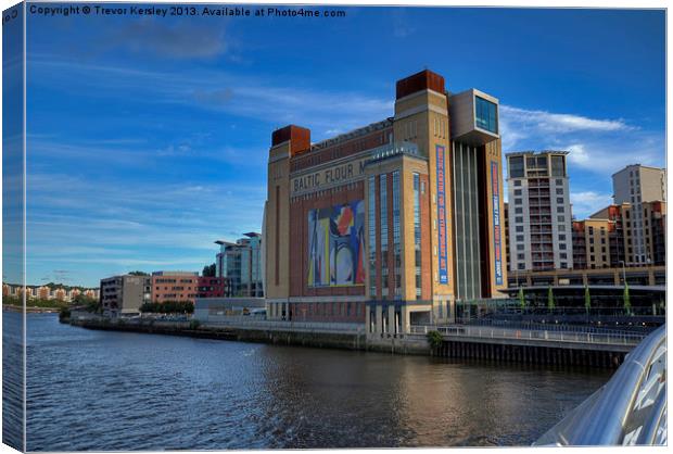 The Baltic Centre Canvas Print by Trevor Kersley RIP