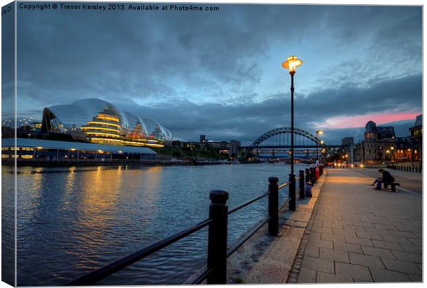 Quayside Views Canvas Print by Trevor Kersley RIP