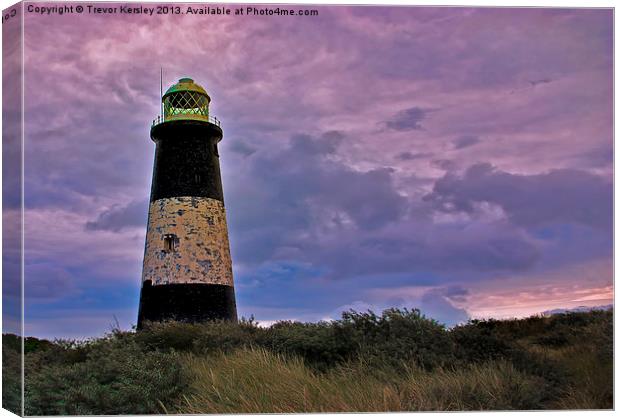 The Old Lighthouse Spurn Point Canvas Print by Trevor Kersley RIP