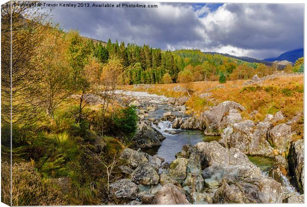 River Duddon at Birks Bridge Canvas Print by Trevor Kersley RIP