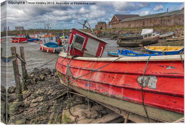 The Harbour Canvas Print by Trevor Kersley RIP