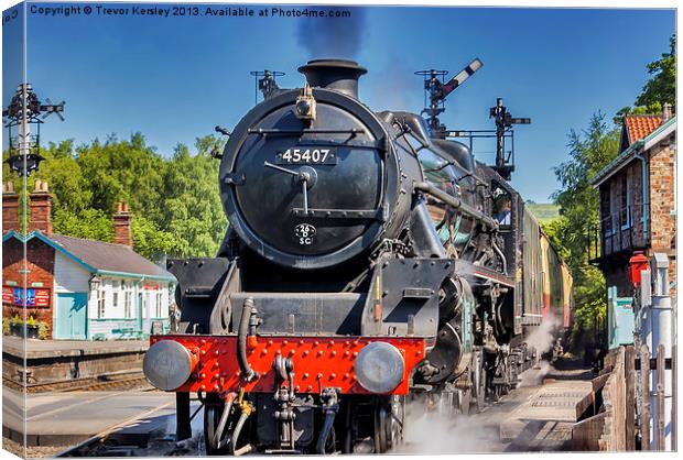 The Age of Steam Canvas Print by Trevor Kersley RIP