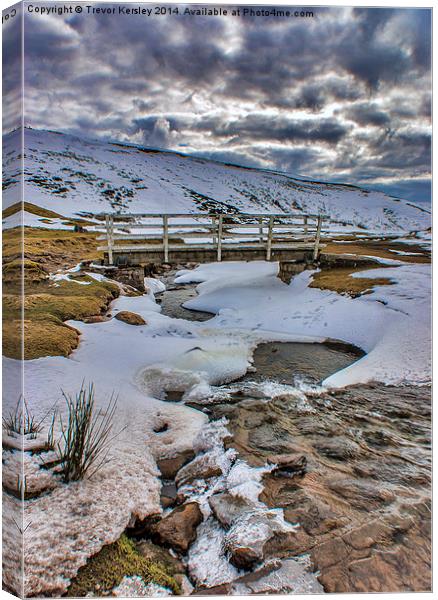 Winter in the Yorkshire Dales Canvas Print by Trevor Kersley RIP
