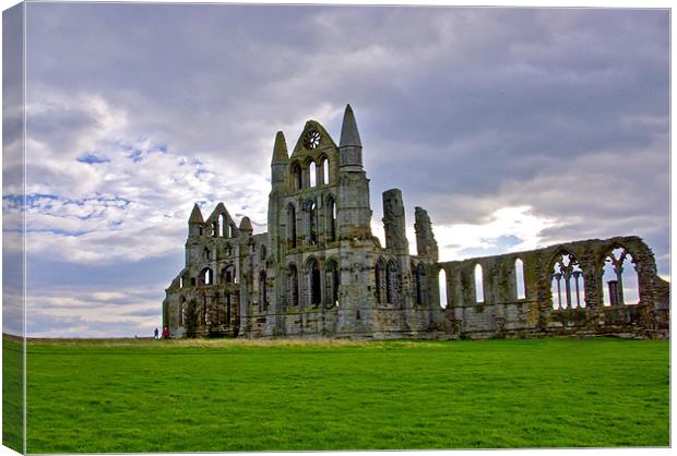 Whitby Abbey Canvas Print by Trevor Kersley RIP