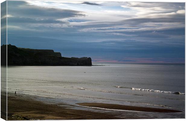 Evening at the Beach Canvas Print by Trevor Kersley RIP