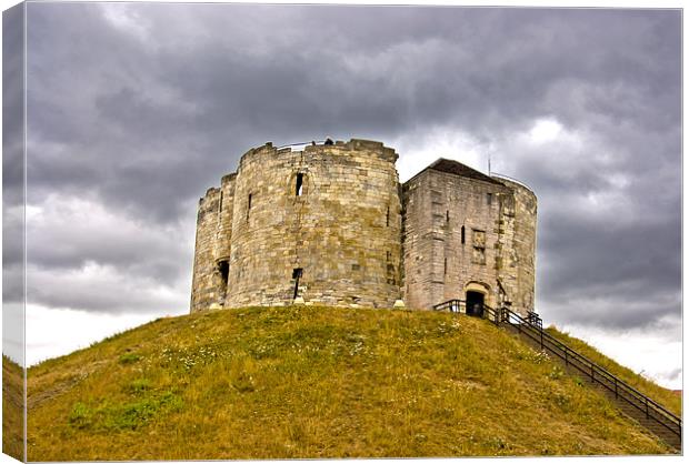 Clifford's Tower York Canvas Print by Trevor Kersley RIP