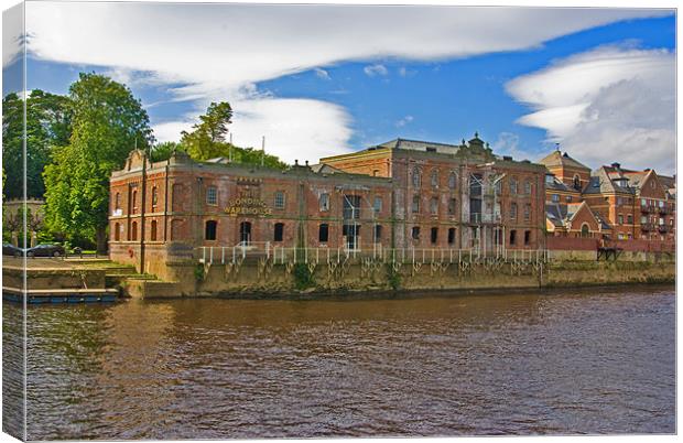 The Bonding Warehouse York Canvas Print by Trevor Kersley RIP