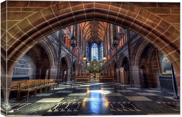 The Lady Chapel Canvas Print by Jason Connolly
