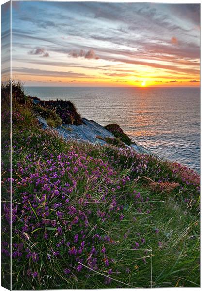 A Cornish Sunset Canvas Print by Jason Connolly
