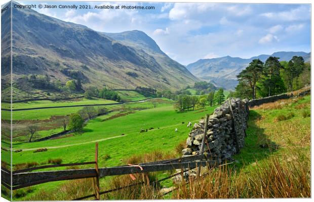 Glorious Grisedale. Canvas Print by Jason Connolly