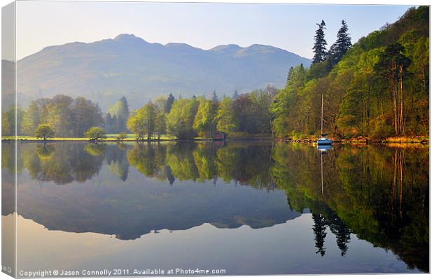 Ullswater Reflections Canvas Print by Jason Connolly