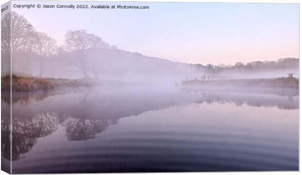 Mist And Serenity, Elterwater Canvas Print by Jason Connolly
