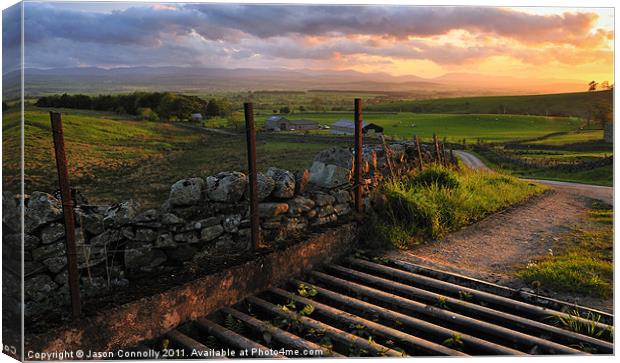 The Road To Eden Canvas Print by Jason Connolly