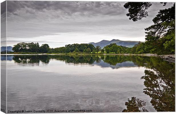 Derwent Water, Cumbria Canvas Print by Jason Connolly