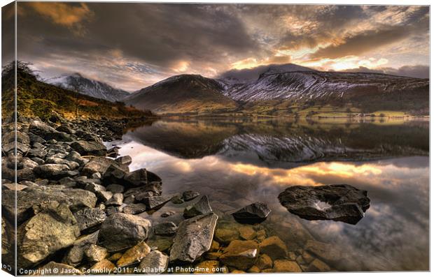 Wast Water, Lake District Canvas Print by Jason Connolly