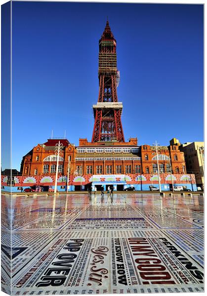 The Blackpool Tower Canvas Print by Jason Connolly