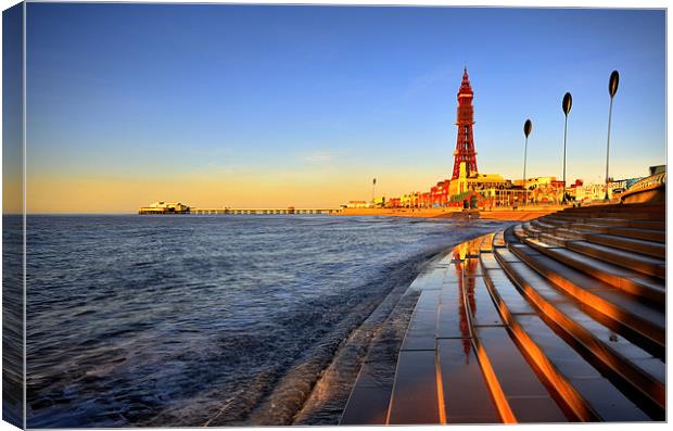Blackpool's Golden Mile Canvas Print by Jason Connolly