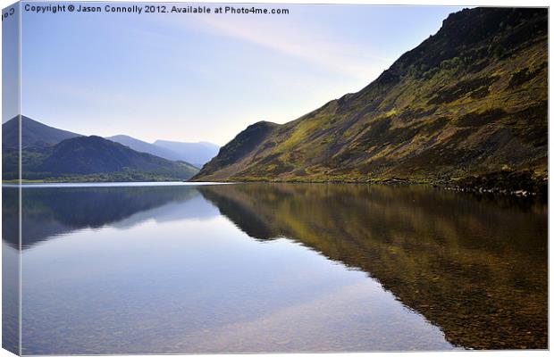 Ennerdale Reflections Canvas Print by Jason Connolly