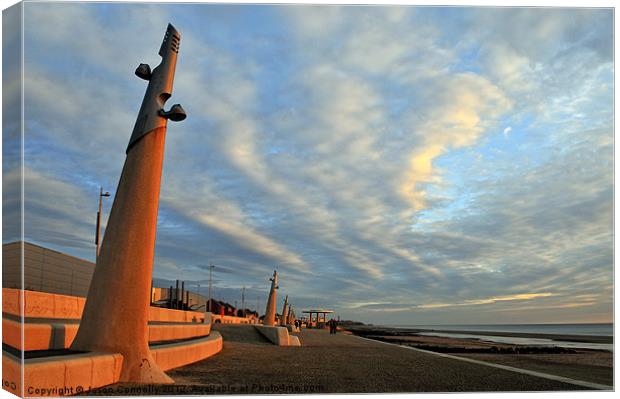 Cleveleys Canvas Print by Jason Connolly