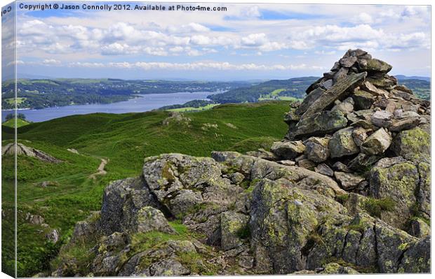 Windermere Views Canvas Print by Jason Connolly