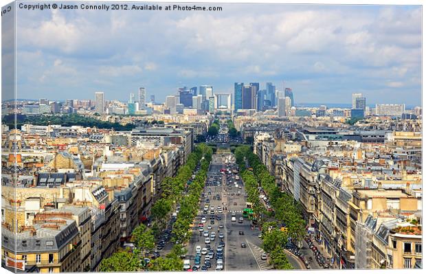 Paris, France Canvas Print by Jason Connolly