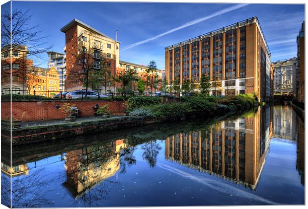 Rochdale Canal, manchester Canvas Print by Jason Connolly