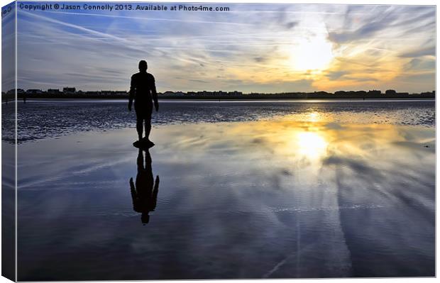 Another Place, Crosby Canvas Print by Jason Connolly
