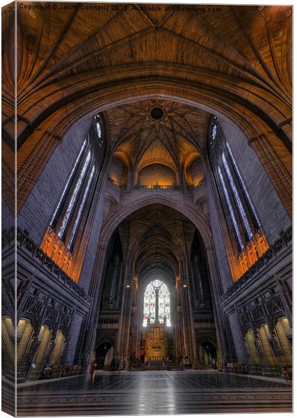 Liverpool Cathedral, England Canvas Print by Jason Connolly