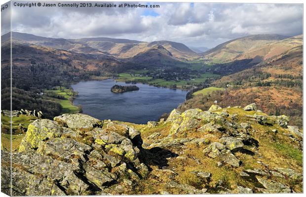 Beautiful Grasmere Canvas Print by Jason Connolly