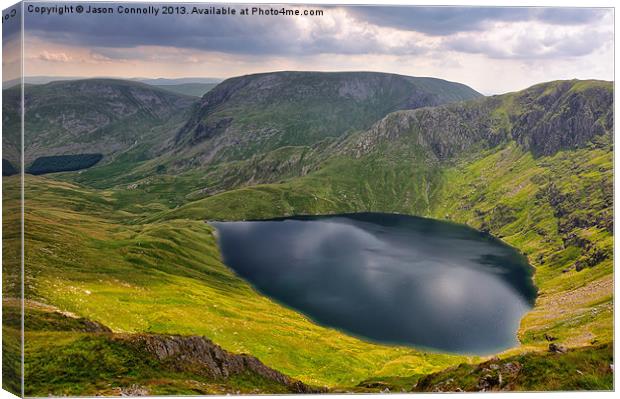 Blea Water Canvas Print by Jason Connolly