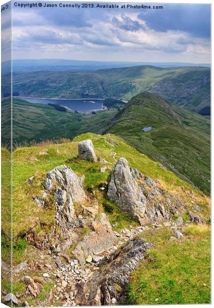 Views Of haweswater Canvas Print by Jason Connolly