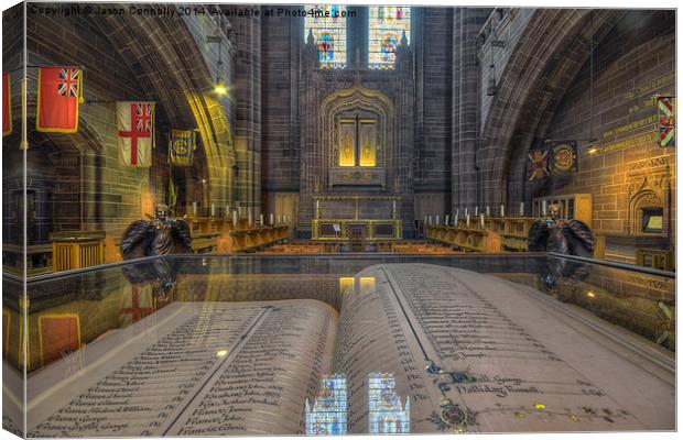 Liverpool Cathedral Canvas Print by Jason Connolly