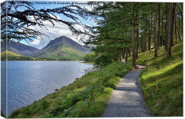  Beautiful Buttermere Canvas Print by Jason Connolly