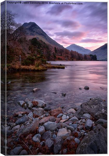  Early On At Wastwater  Canvas Print by Jason Connolly