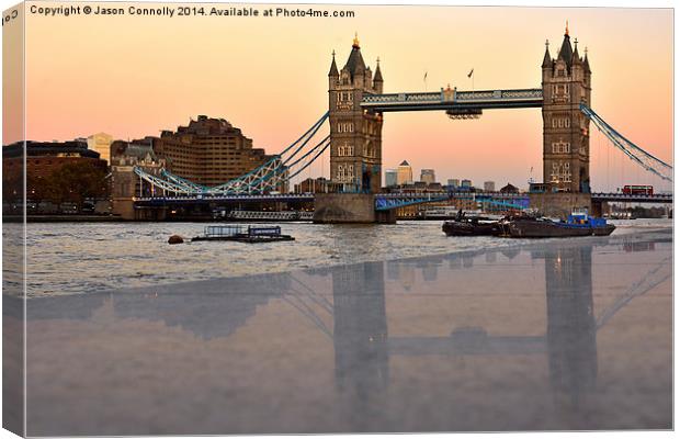  Tower Bridge, London Canvas Print by Jason Connolly