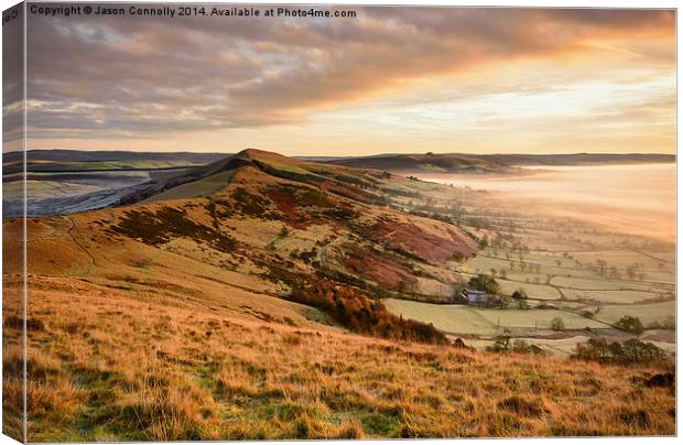  Along The Great Ridge Canvas Print by Jason Connolly