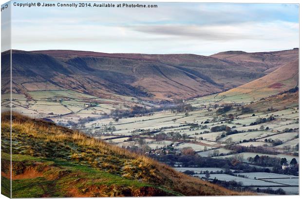  Vale Of Edale Canvas Print by Jason Connolly