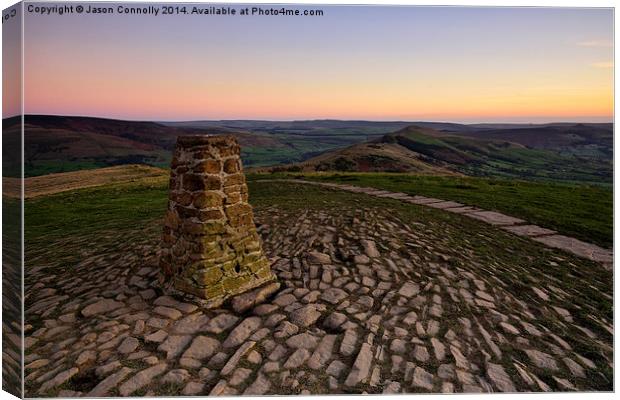  Views From Mam Tor Canvas Print by Jason Connolly